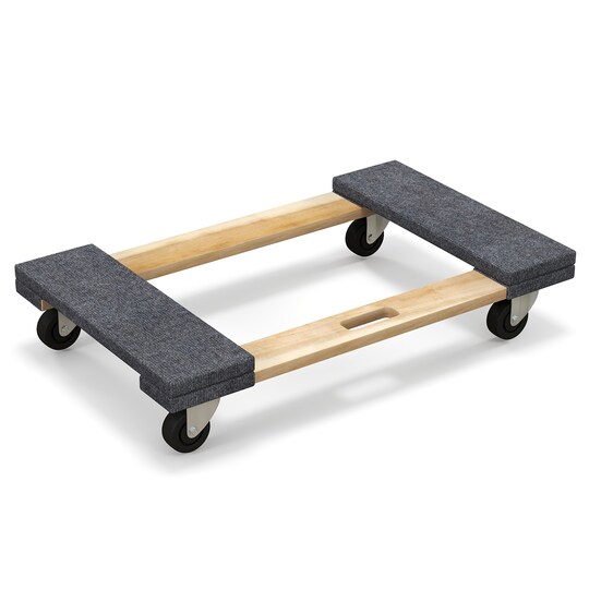 Costway; Costway 30''×18'' Furniture Dolly Moving Carrier Mover Handle Casters 1000lbs Capacity; Category:Storage Carts; Image:1